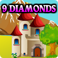 Avmgames 9 Diamonds Escape Walkthrough